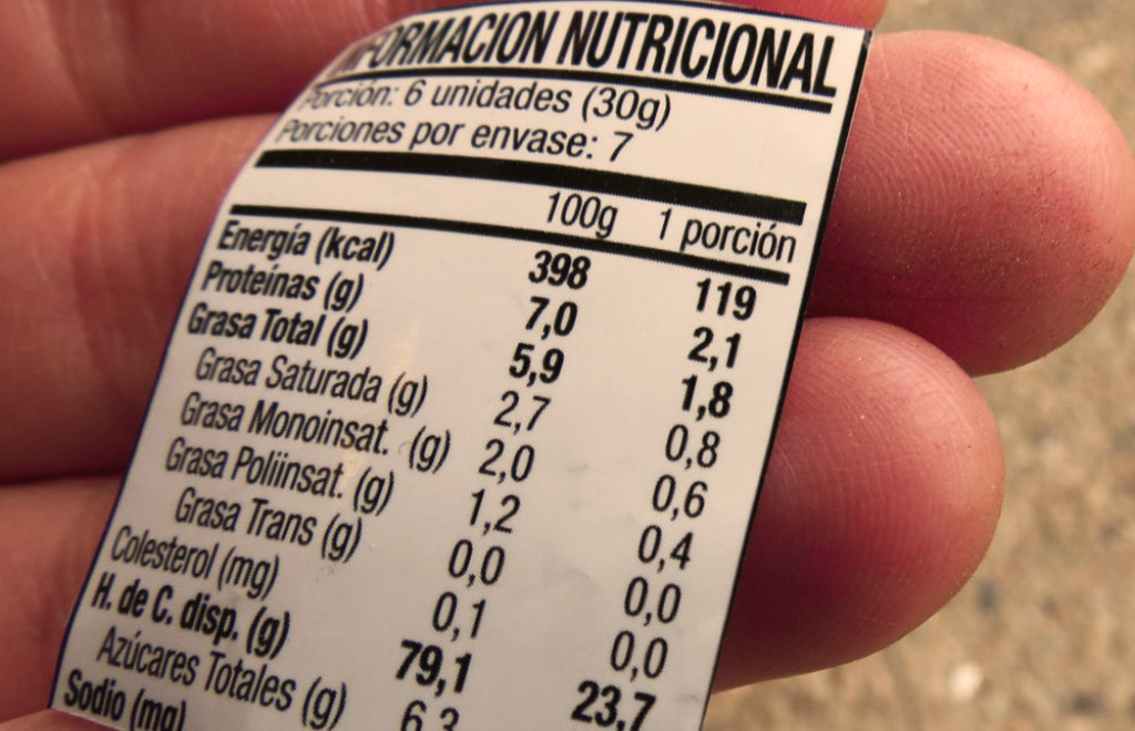 17012 - ETIQUETADO NUTRICIONAL